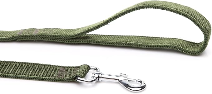 Nylon Dog Leash with 2-Layer, 4 FT/ 6 FT/ 7FT Long, 1 Inch Wide for Medium Large Dogs