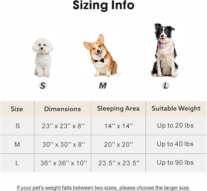 MIXJOY Dog Bed Medium Size Dogs, Washable Medium Dogs Bed with Removable Cover, Cozy Donut Dog Ded Fluffy Plush Faux Fur Pet Bed with Anti-Slip Bottom, 30"x30"x8", Blue