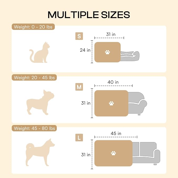 LINENLUX Cute Dog Blanket for Small Medium Dogs 6-Pack Soft Stretchy Fleece Blankets for Pet Cat Puppy Warm Wrinkle-Resistant Throw for Couch Bed Outdoor Yellow 45x31 inch (Pack of 6)