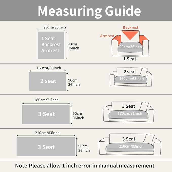 Velvet Couch Covers for Sectional Sofa Washable, Non-Slip L Shaped Sectional Couch Cover, Soft Pet Couch Covers for Sofas, Furniture Slipcovers for Single Sofa(1PC,35"x35",Light Grey)