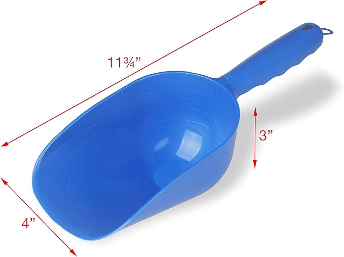 Van Ness 2 Cup Capacity Pet Food Scoop (Single), Blue