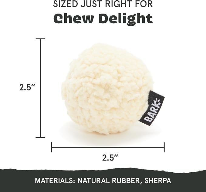 Barkbox Super Chewer Tough Dog Chew Toys for Aggressive Chewers, Plush 2 Toys in 1 (Potato - Small)
