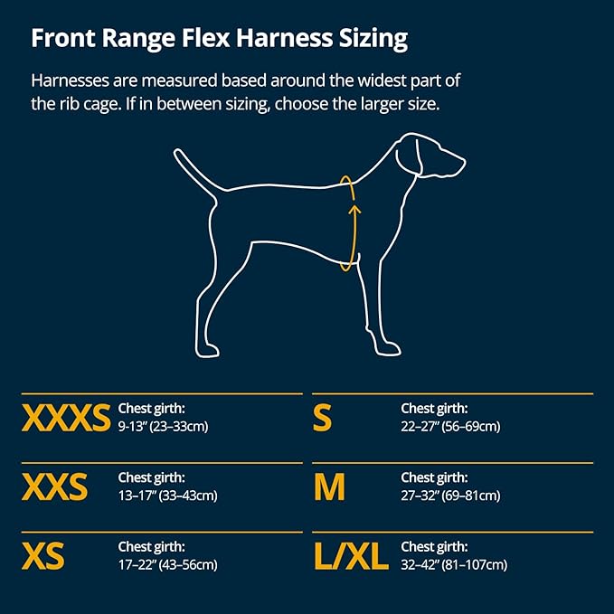 Ruffwear, Front Range Flex Dog Harness, Engineered Knit Construction for Ultimate Fit and Mobility, Lightweight Flexible Everyday Harness with Dual Leash Clips, Deep Teal, X-Small