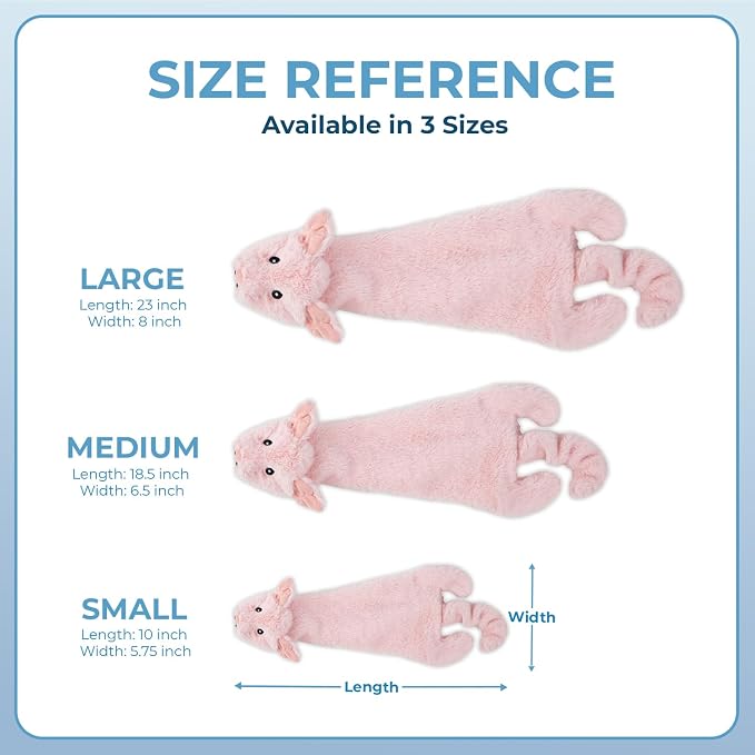 Best Pet Supplies Squeaky Dog Toys with Soft Durable Fabric for Small, Medium and Large Pets Interactive Toy for Indoor Play, Supports Active Biting and Play - 1Wild Duck, Pig, Small