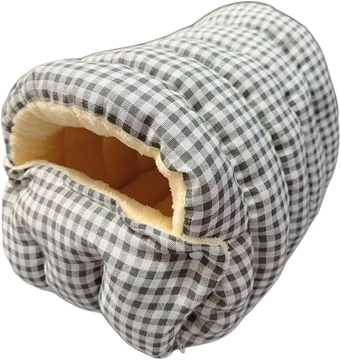 Peiiwdc Portable Enclosed Pet Bed Soft Hideaway with Cover Cave for Dog Cats Nest House Washable Stress Reducing Design Indoor Pet Bed