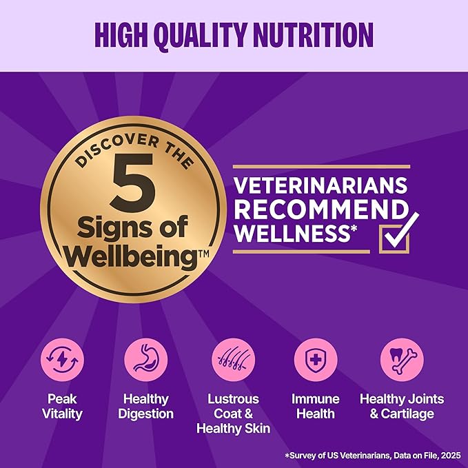 Wellness Appetizing Entrées Variety Pack Kitten Wet Cat Food, Natural, Protein Rich, Grain Free, 1.4 oz, Pack of 8 Pouches