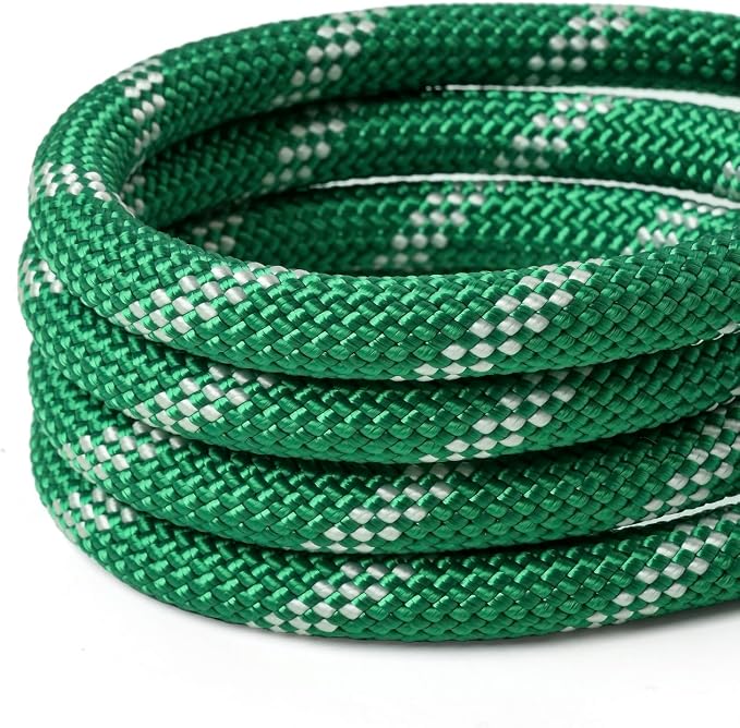 WePet Dog Training Slip Leash, No Pull, Durable Reflective Lead, Puppy Heavy Duty Loop Rope, Comfortable Handle, 6 ft, 1/2 inch, diam. Forest/White