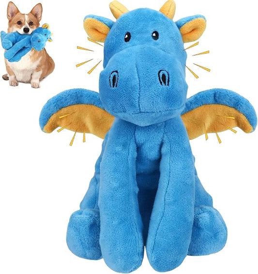 Letsmeet Dog Toys for Puppy Toys, Interactive Plush Dog Toy with Squeaker and Crinkle Paper, Suitable for Reducing Boredom and Anxiety, Cute Pet Toy for Small, Medium and Large Dogs