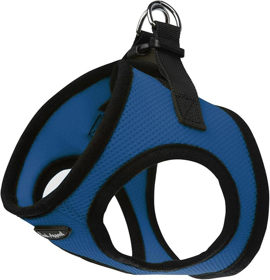 Bark Appeal Blue Step-in Dog Harness for Extra Small Sized Pets – Updated Sizing, Re-Measuring is Essential – Soft Vest Harness – Anti-Choke with Adjustable Strap & Heavy Duty Clip – XS