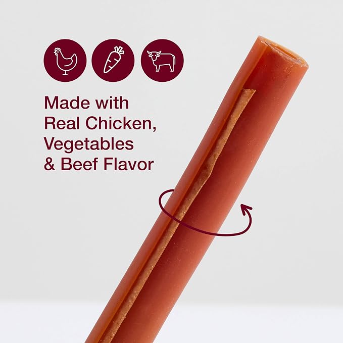 SmartBones SmartSticks, Treat Your Dog to a Rawhide-Free Chew Made With Real Beef, 10 Count
