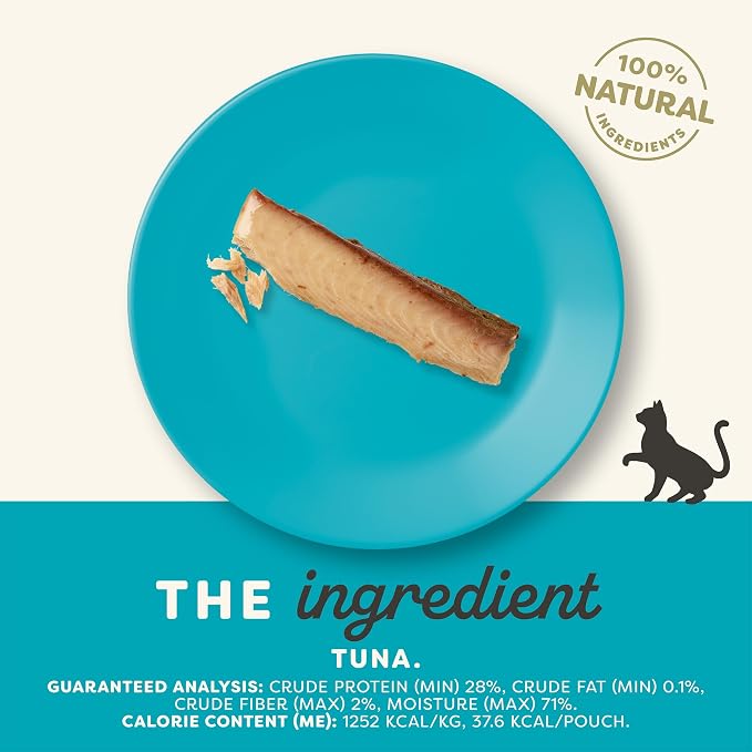 Applaws Whole Tuna Loin Cat Treats 12-Pack, Single Ingredient, Grain Free, High Protein, Freeze Dried Cat Treats, No Fillers, No Artificial Additives (12 x 1.06 oz)