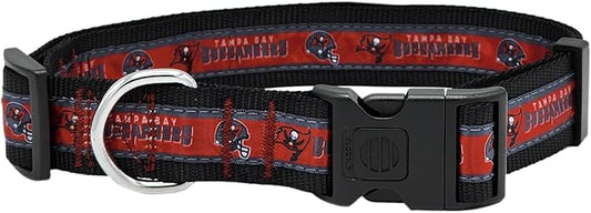 Pets First NFL Tampa Bay Buccaneers Licensed PET COLLAR, Extra Large - Heavy-Duty, Strong, and Durable Dog Collar. Available in 31 Football Teams and 4 Sizes
