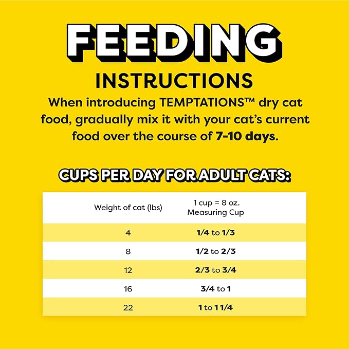 Temptations Seafood Medley Flavor Adult Dry Cat Food, 6.3 lb. Bag (Pack of 3)