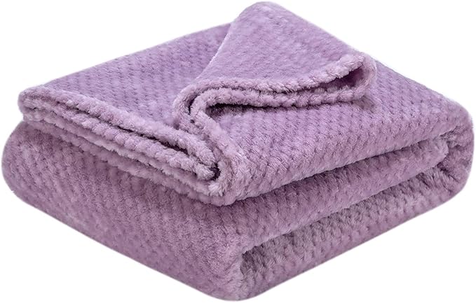 Iris Warm Soft Fuzzy Pet Blanket, Plush Fleece Throws for Dogs, Cats, Bed, Couch, Sofa, Travel (L/40" x 48")