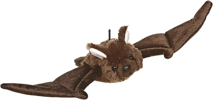 Aurora® Adorable Mini Flopsie™ Bat Stuffed Animal - Mini Companions Ready for Playful Adventures - for Kids All Ages, Toddlers, Adults, and Families - Brown 12 Inches