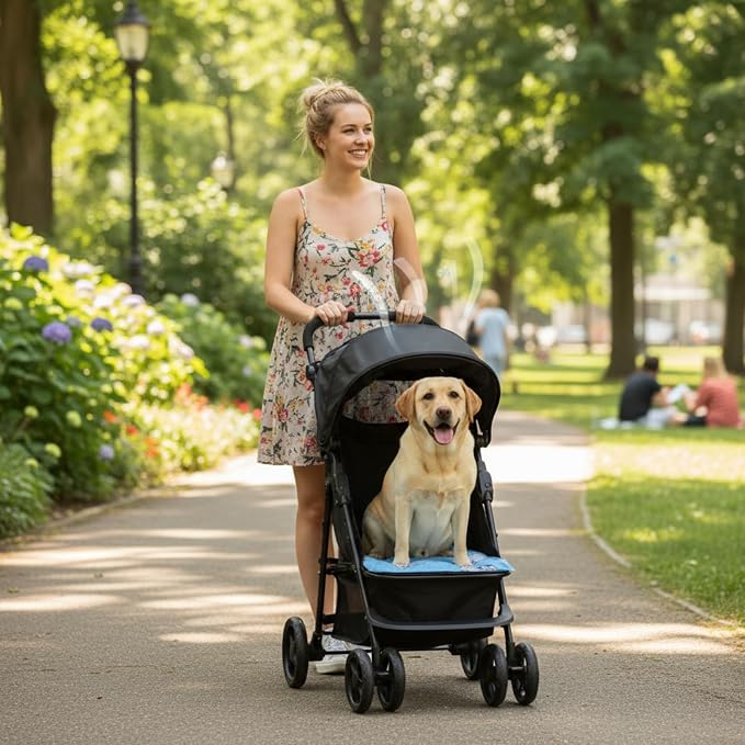 Nuanchu Dog Stroller Cooling Mat, Waterproof Gel Pet Cooling Pad for Summer, Washable Cat Sleeping Blanket, Portable Ice Gel Travel Mat for Cats, Crates, Car Seat(23.62 x 35.43 Inches,Colorful Bear)