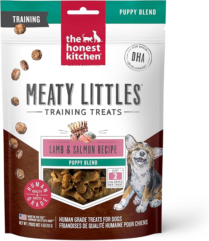 The Honest Kitchen Meaty Littles: Lamb & Salmon Puppy Recipe, 4 oz Bag