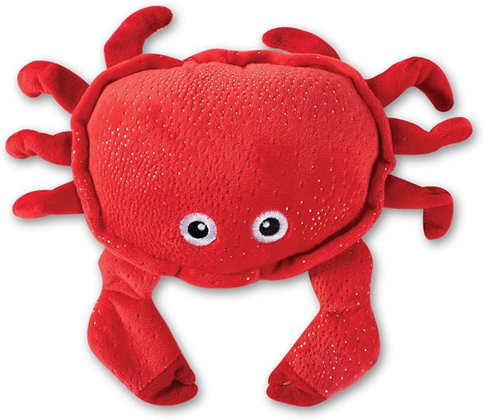 Fringe Studio Squeaker Pet Toy, Crab (289647) Medium