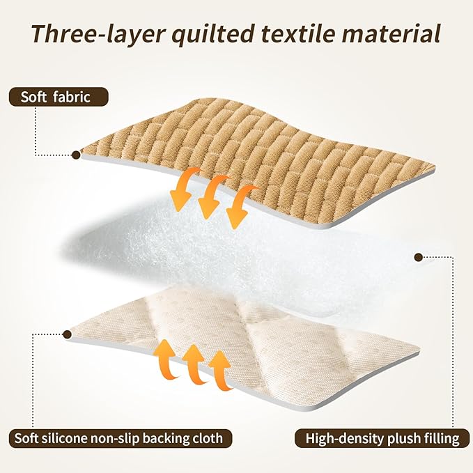 Couch Covers for Dogs Washable, 27.6"x70.9" Velvet Dog Couch Cover Protector, Fuzzy Plush Pet Sofa Cover for 2-3 Cushion Couch, Sofa Covers for Pets(1PC,Light Brown,2-3 Seater Sofa Pad Cover)