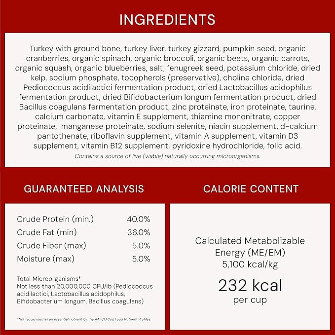 Stella & Chewy's Freeze-Dried Raw Tantalizing Turkey Meal Mixers- Dog Food Topper and Mixer - Made with 95% Cage-Free Turkey, Organs & Bone - Perfect for Picky Eaters - Grain-Free - 35 oz (Pack of 2)