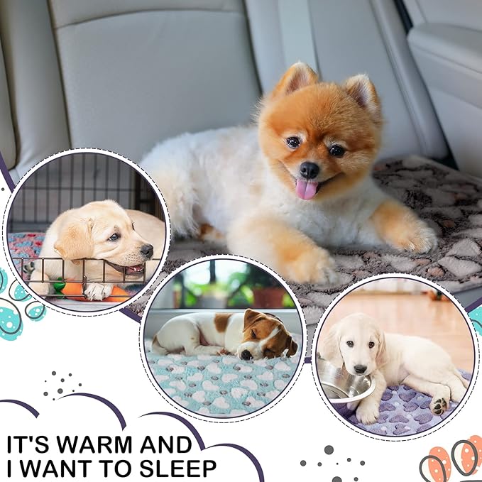 Reginary 4 Pcs Waterproof Guinea Pig Blankets Washable Small Animal Fleece Bedding Absorbent Guinea Pig Cage Liners Reusable Training Pee Pad Pet Sleep Mat for Hamster(Heart Pattern,24 x 47 Inch)