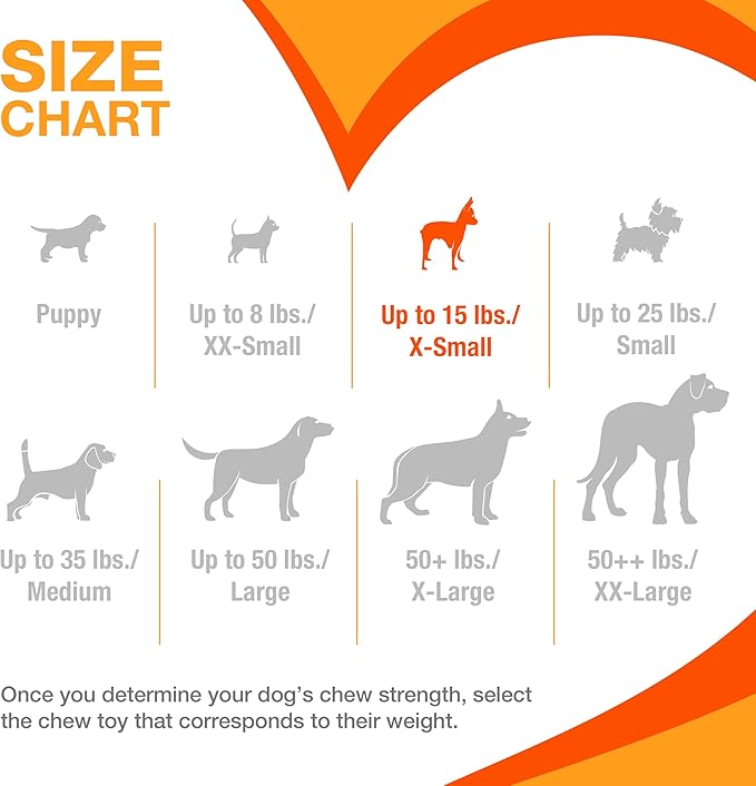Nylabone New Puppy Power Chew Stages, Soothing Puppy Teething Toys, Chew Bones for Puppies, Long Lasting Peanut Butter & Chicken Flavor, For X-Small Dogs - Up to 15 lbs., 2 Pack