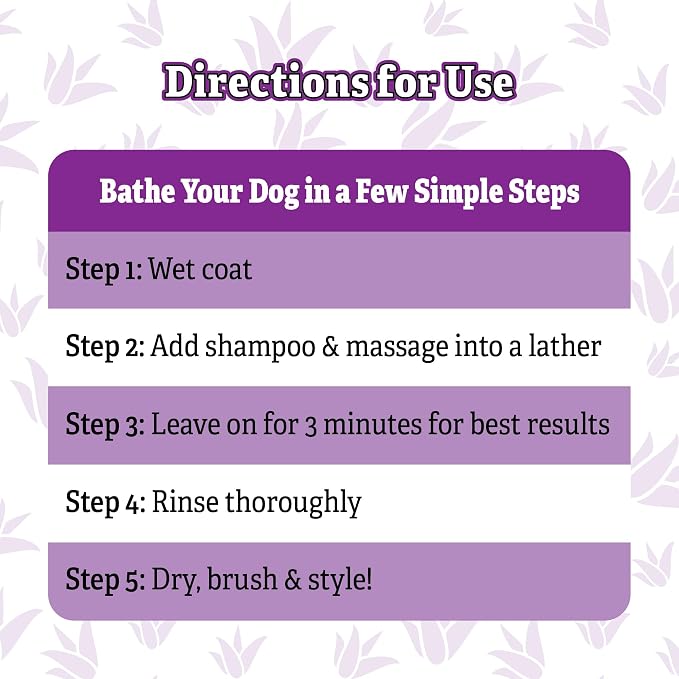 Espree Calming Lavender & Chamomile Shampoo & Conditioner, Soothes & Relaxes with Lavender, Moisturizes with Aloe Vera, Anti-Inflammatory Chamomile, Dry & Sensitive Skin, Gentle Pet Grooming, 20oz