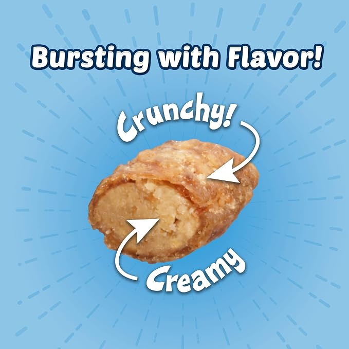 Blue Buffalo Bursts Crunchy & Creamy Cat Treats, Great for Training, Paw-Lickin' Chicken, 2-oz Bag (6 Pack)