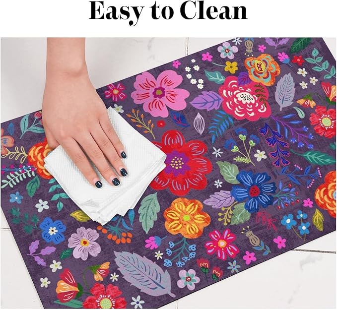 Dog Food Mats for Floors, Absorbent Dog Bowl Mat for Food and Water Dispenser, Quick Dry Cat Food Mat Pet Supplies