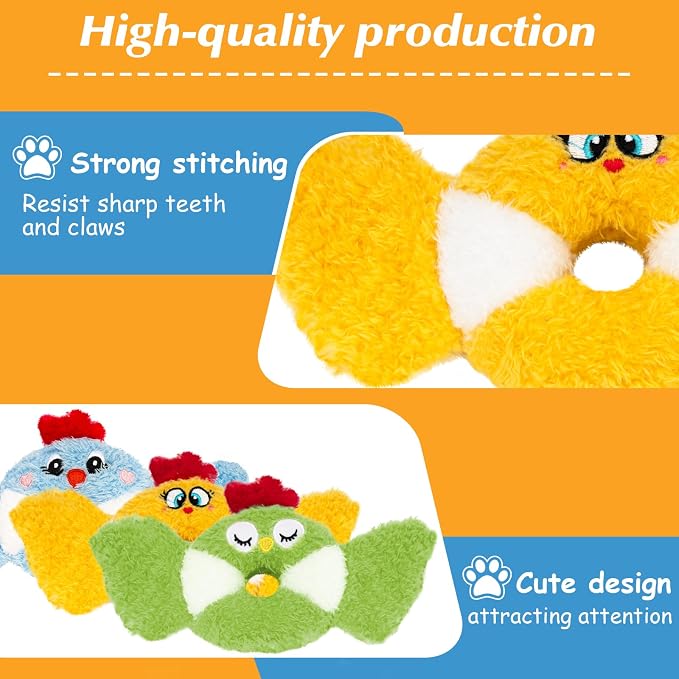 ETEKYER Cat Toys Bird, Catnip Toys for Indoor Cats Kitten, Crinkle Sound Interactive Cat Nip Kitty Kicker Toy 8.66 Inches for All Breeds