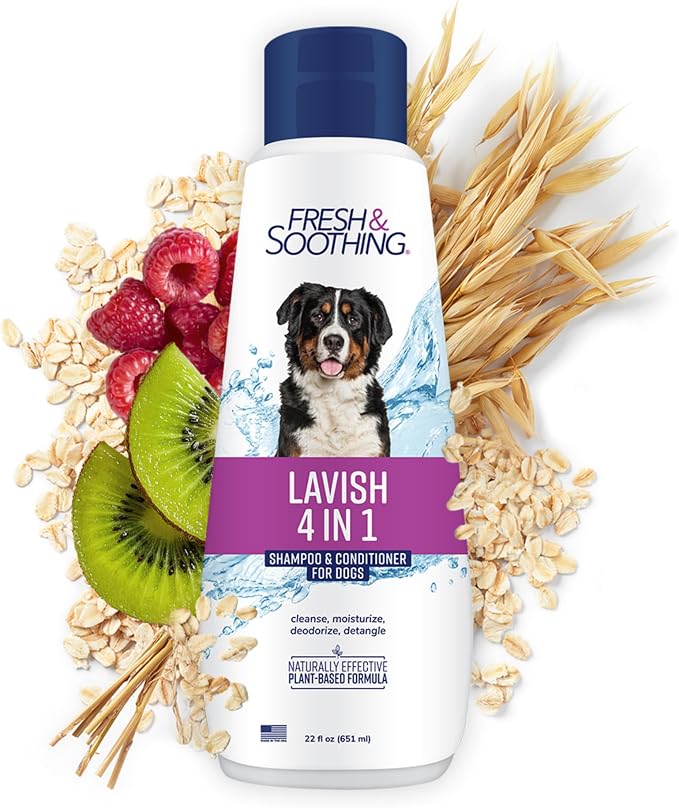 Naturel Promise Fresh & Soothing Lavish 4-in-1 Shampoo + Conditioner for Pets, 22oz