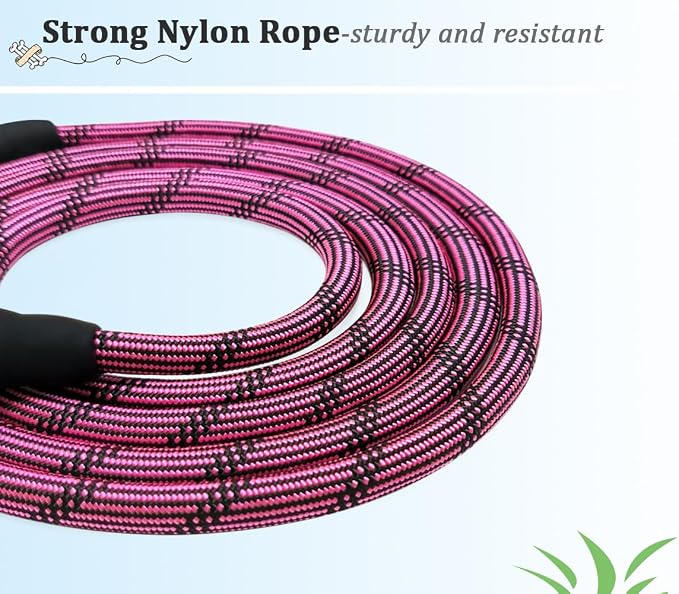 WYuZe Reflective Tiny Dog Leash 6 FT, Thin 1/5" Lightweight Rope Leash for Puppy Training, Walking Leads for Cats Chihuahua Maltese Small Dogs Up to 15lb, Pink