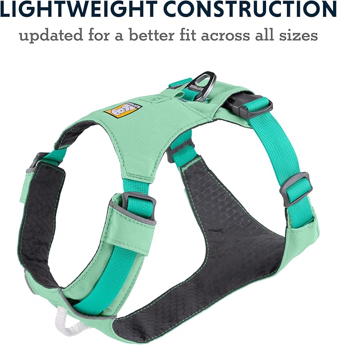 Ruffwear, Hi & Light, Everyday Lightweight Dog Harness, Trail Running, Walking, Hiking, All-Day Wear, Alpenglow Pink, X-Small
