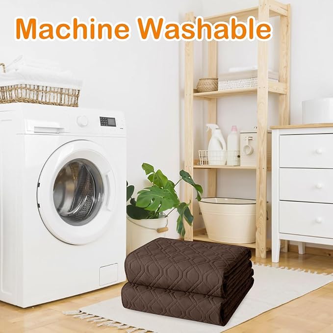 hyha Waterproof Dog Bed Blanket, Soft Pet Blankets, Waterproof Couch Cover for Dogs, Reversible Sofa Covers Washable for Furniture (30x70 Inch, Chocolate/Beige)