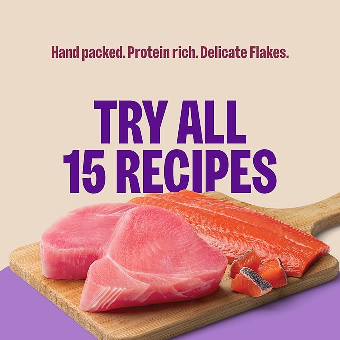 Wellness CORE Signature Selects Shredded Adult Canned Wet Cat Food, Natural, Protein Rich, Grain Free, Skipjack Tuna and Shrimp Entrée Recipe, 2.8 oz, Pack of 12 Cans