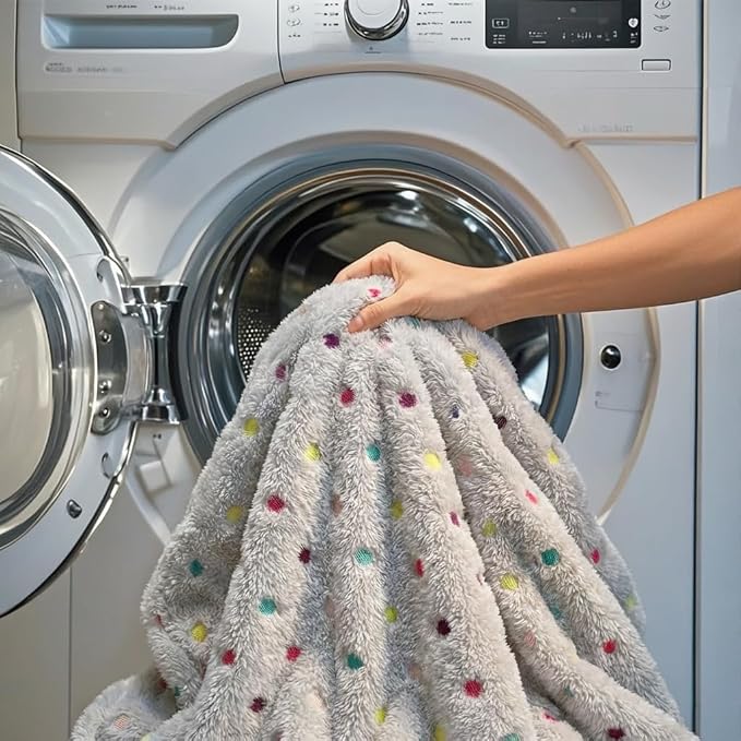 Dog Blankets for Medium Large Dogs Washable, 3 Pack Pet Blanket Washable 60" x 50", Fuzzy Soft Puppy Blanket Throw Cover for Kennel Crate Bed, Blanket for Dogs, Pet Blankets for Dog