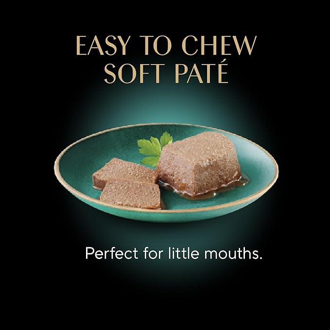 Sheba Perfect Portions Kitten Wet Food,Pate Cat Food Wet Entree,Salmon Recipe,2.6 oz. Twin-Pack Trays (,48 Servings),24 Count (Pack of 2)