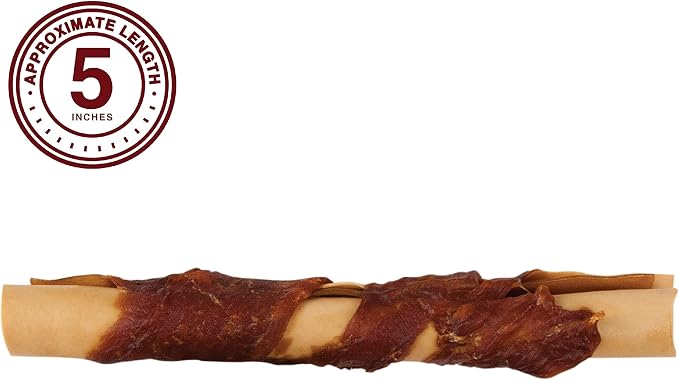 DreamBone Chicken Wrapped Large Stick Dog Treats, Daily Rawhide-Free Chew, Digests Safely and Completely, With Real Protein, Chicken and Veggies, 8 count