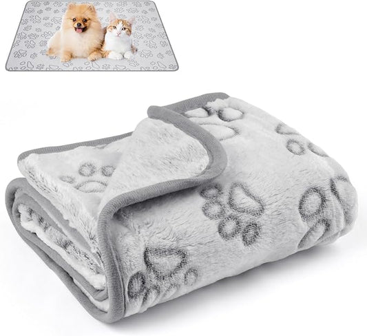 Dog Blankets for Small, Medium Dogs, Puppy Blanket Washable, Dogs Essentials for Puppies, Cat (1, 32" x 24")