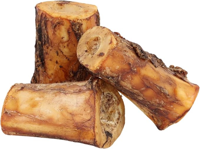 TREATOPIA Adventure Dynamo Beef Marrow Dog Bones 3” (3 Pack), Long-Lasting Natural Chews, Center-Cut Single Ingredient Treats, Slow-Roasted, Hand-Trimmed, Made in USA, No Additives or Fillers