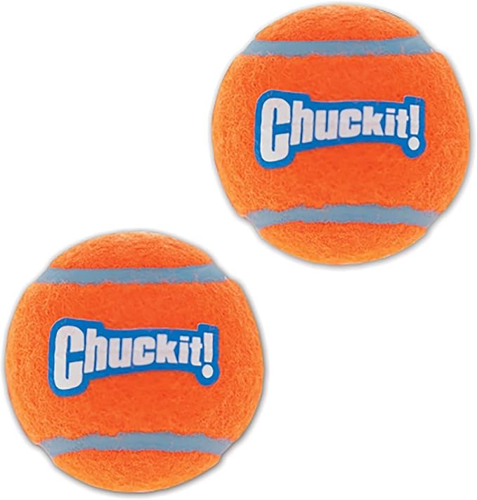 Chuckit! Dog Tennis Ball Dog Toy, Large (3 Inch Diameter) for Dogs 60-100 lbs, Pack of 24