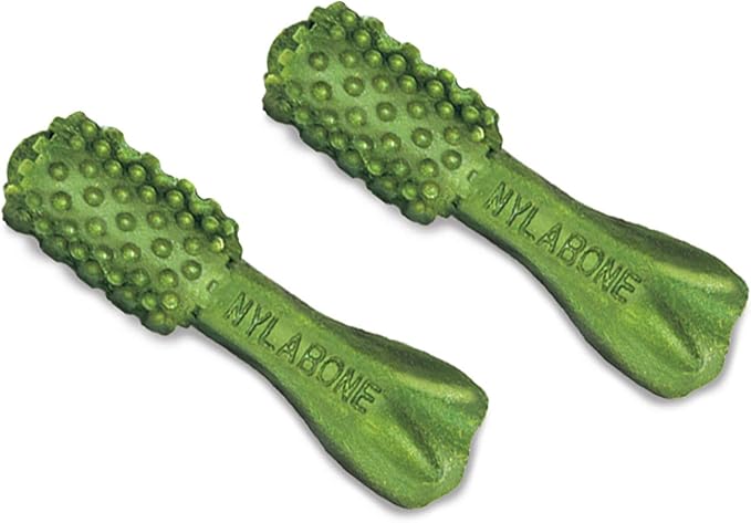 Nylabone Nutri Dent Natural Dental Chews for Dogs, Limited Ingredient Dog Treats Made in the USA, Clean Teeth & Fresh Breath, Healthy Dog Chews, Fresh Breath Flavor, For X-Small Dogs, (160 Count)
