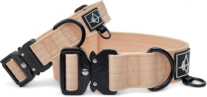 Made to ROAM Premium Dog Collar - Adjustable Heavy Duty Nylon Collar with Quick-Release Metal Buckle (Carolina Blooms, Classic Size 3)