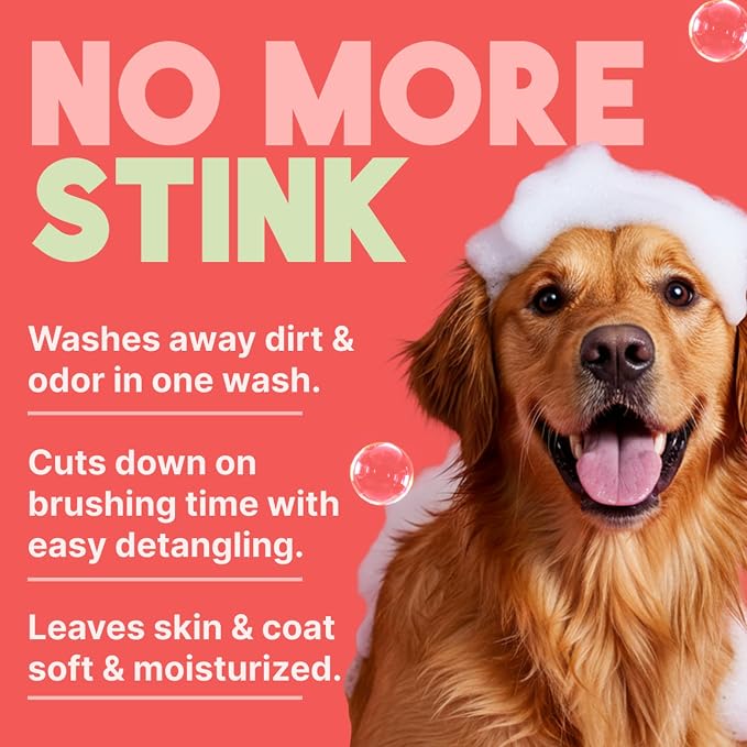 TropiClean 2-in-1 Dog Shampoo and Conditioner, Professional Dog Shampoo, Puppy Safe, Moisturizing Detangler, USA Made, Watermelon Scent, 2.5 Gallon