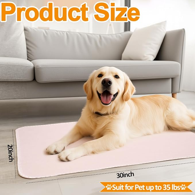 SmoothNovelty 12 Pcs Large Puppy Dog Blanket 30 x 20 Inches Pet Blankets Puppy Essentials Washable Soft Fleece Throw Reversible Warm Sleep Mat for Small Medium Dog Cat Bed Sofa Car Indoor