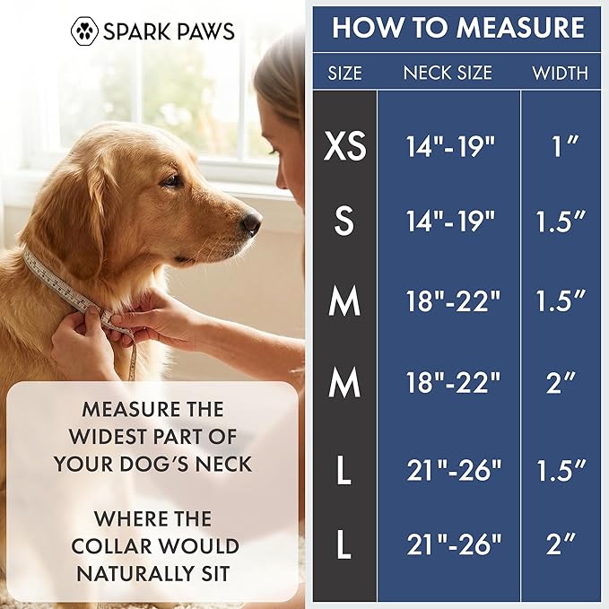 Spark Paws Tactical Dog Collar - Heavy Duty, Premium Quality, Thick and Durable for Large and Medium Dogs - 90s Retro - S - 1.5"