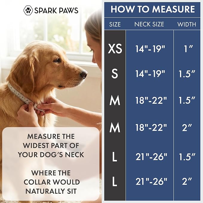 Spark Paws Tactical Dog Collar - Heavy Duty, Premium Quality, Thick and Durable for Large and Medium Dogs - 90's Retro - L