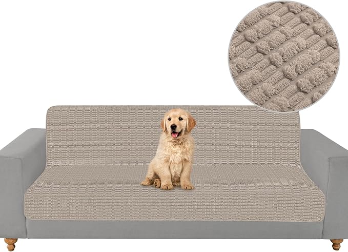 Foxdecor Dog Bed Cover Pet Couch Covers for Sofa, Anti-Slip Dog Mat Pet Pad Blanket for Sofa Chair Recliner Bed Furniture Protector, (Brown 58x82 inch)