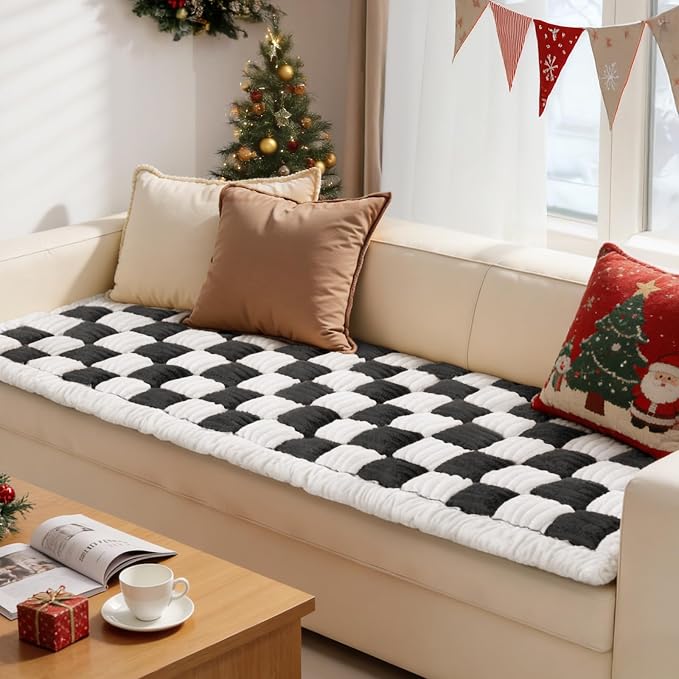 Couch Cushion Cover for dogs Sofa Cover Washable Pet Love Seat Couch Covers for Sofa Slipcovers Couch Protector Blanket for Dogs Sofa Cushion Covers for Pets Washable Pad Black 70x150cm/27.6x59in