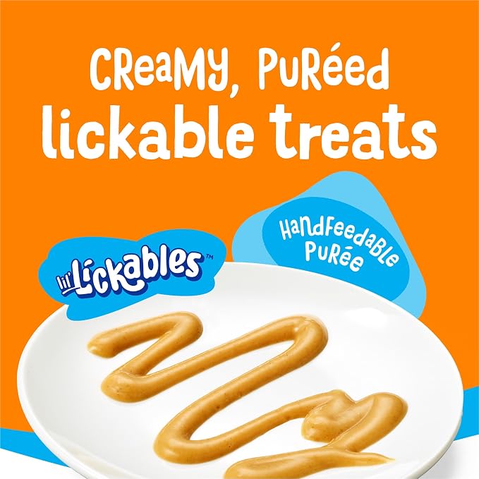 Friskies Purina Lil' Lickables with Chicken or Tuna Variety Pack Lickable Cat Treats  - 5 oz. (Pack of 20)